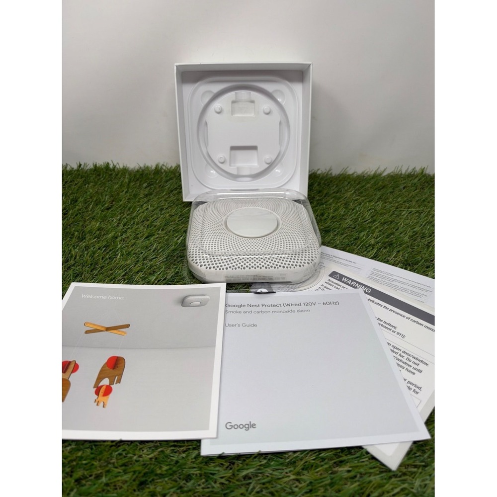 Google Nest Protect WIRED 120V Carbon Monoxide Smoke Detector- 2032